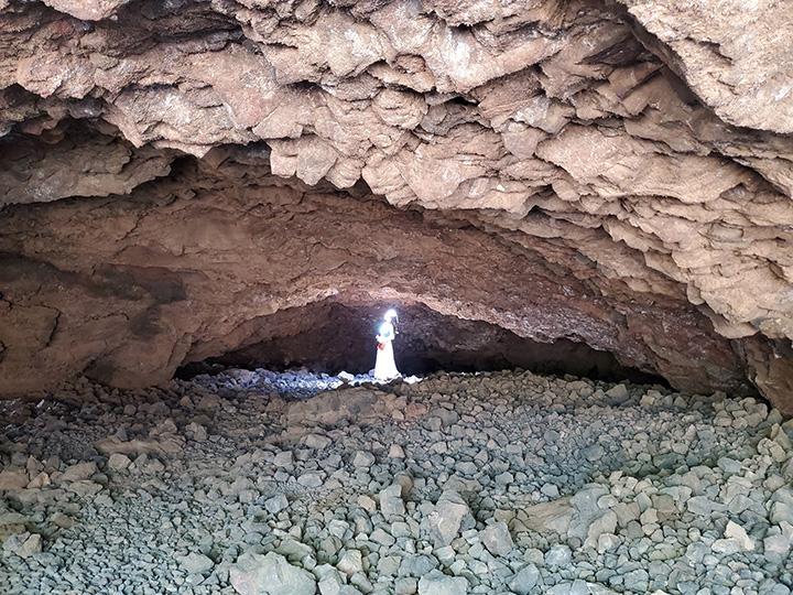 ハワイ島マウナラニの洞窟