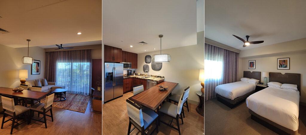 ハワイ島ヒルトン・キングス・ランド・ワイコロア室内