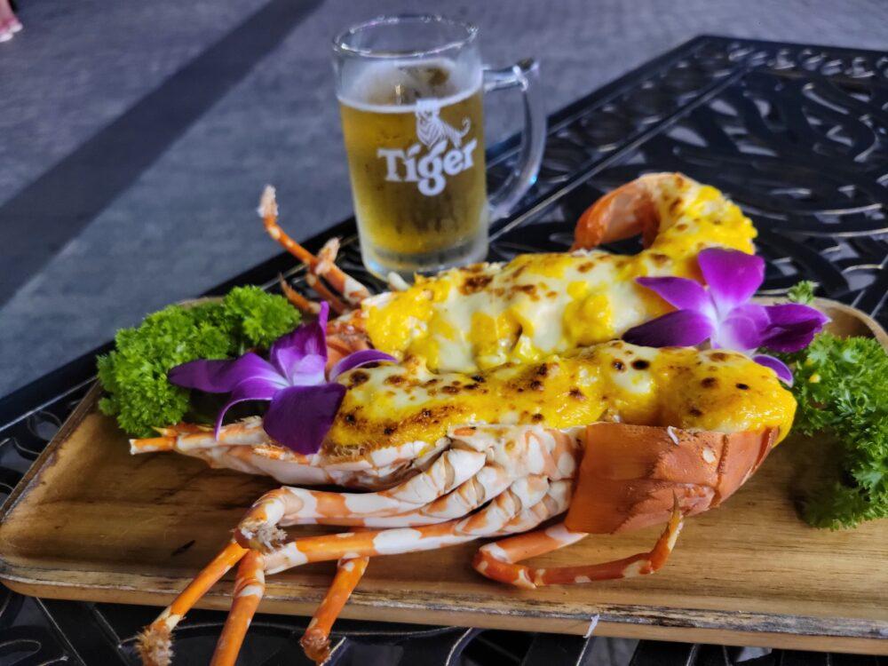 フーコック島レストランでのロブスター